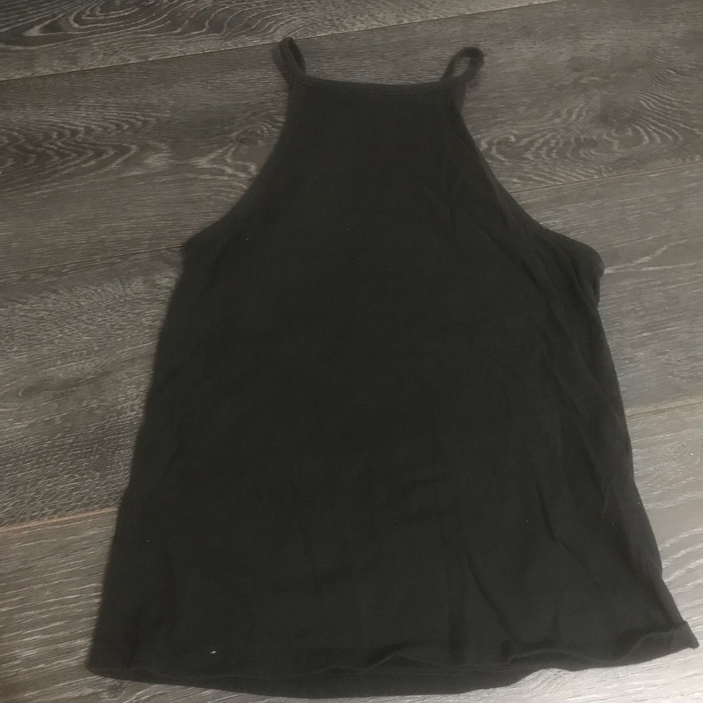 black halter top.